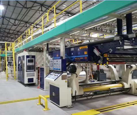 Máquina automática de la fabricación de cajas del cartón del Plc produciendo la cartulina de 3/5/7 capa