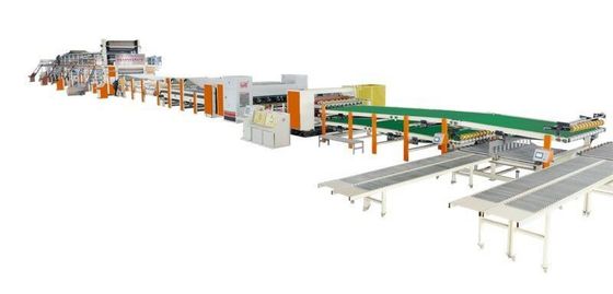 3 capas máquina de la fabricación de cajas del cartón de 5 capas, planta automática de la cartulina acanalada