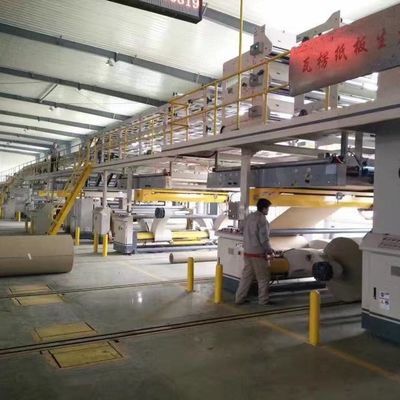 200m/Min Paperboard Production Line, planta automática del corrugación de 5 capas