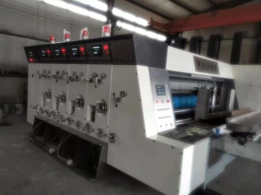 900/1224/1424/1624m m Flexo que imprime ranurando la máquina que corta con tintas automática
