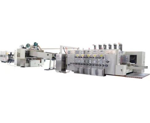 Velocidad de impresión automática completa que dobla la máquina acanalada de la fabricación de cajas de 920m m
