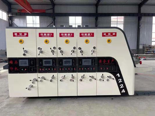 7.5kw encuadiernan la impresión de la máquina de la fabricación de cajas de la pizza 380V
