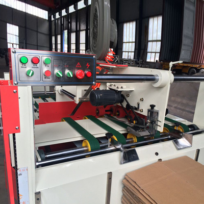 Máquina semi auto mecánica de Gluer de la carpeta para la pequeña máquina de la fabricación de cajas del cartón